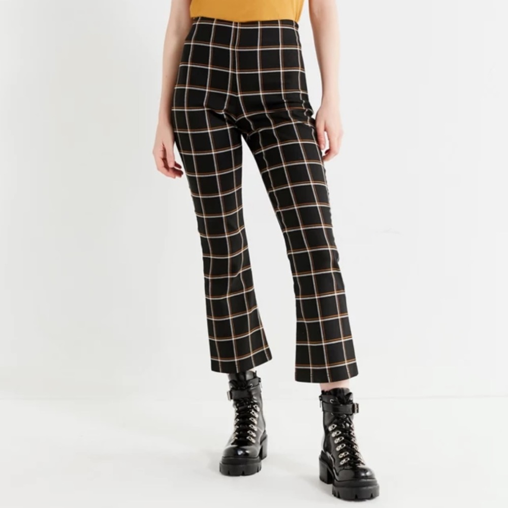 Urban Outfitters Black Plaid Pants